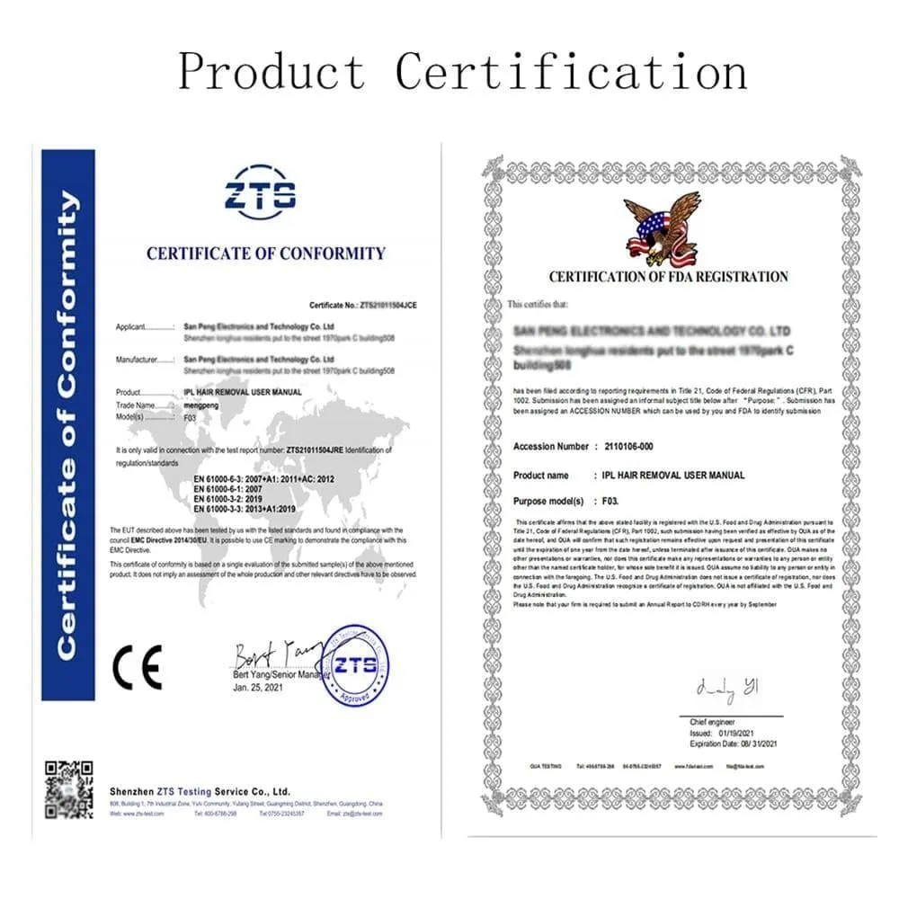 Upgraded IPL Laser Hair Removal - Flash Epilator