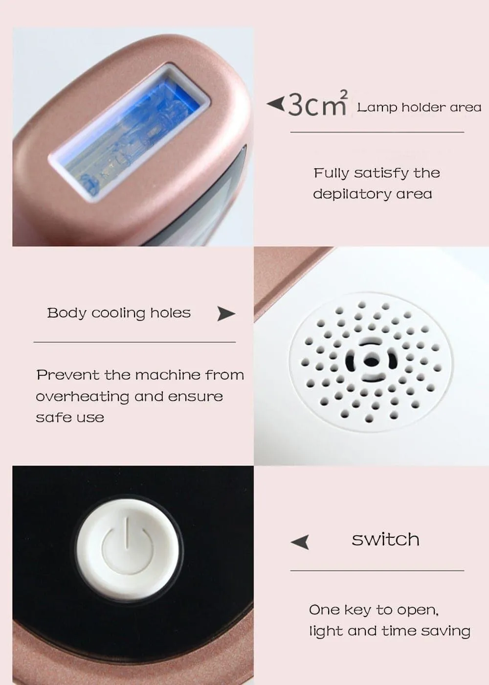 Upgraded IPL Laser Hair Removal - Flash Epilator