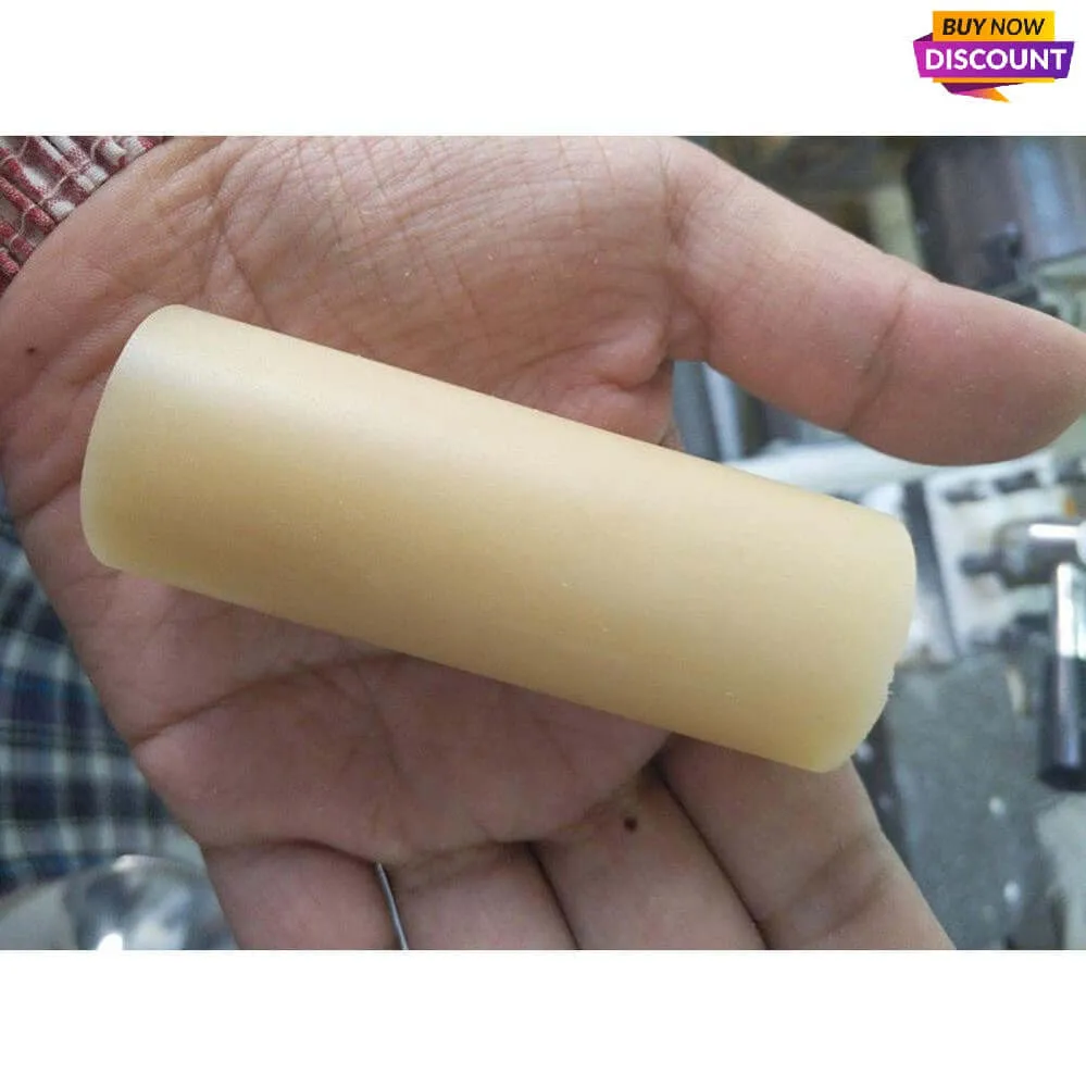 Varied Dia.1.7-3.2cm Natural Yak Bone Rolls - Ideal for Crafting Rings, Knife and Pipe Accessories