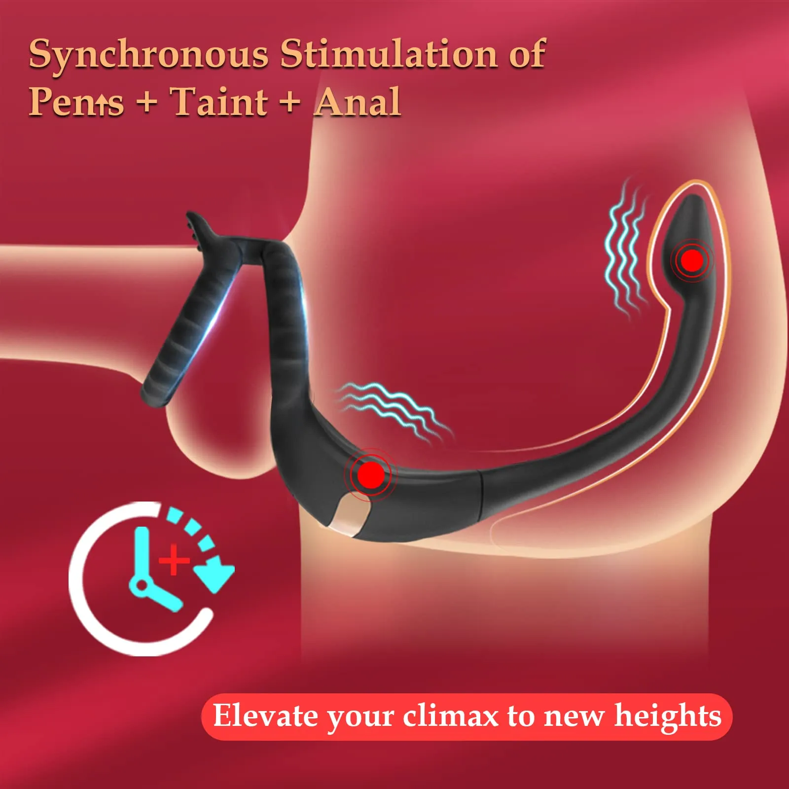 Vibrating Penis Ring with Dual Stimulation