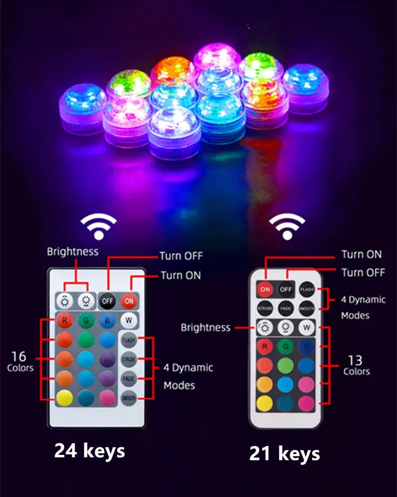 Waterproof LED Light RGB Swimming Pool Light Garden Lights With Remote