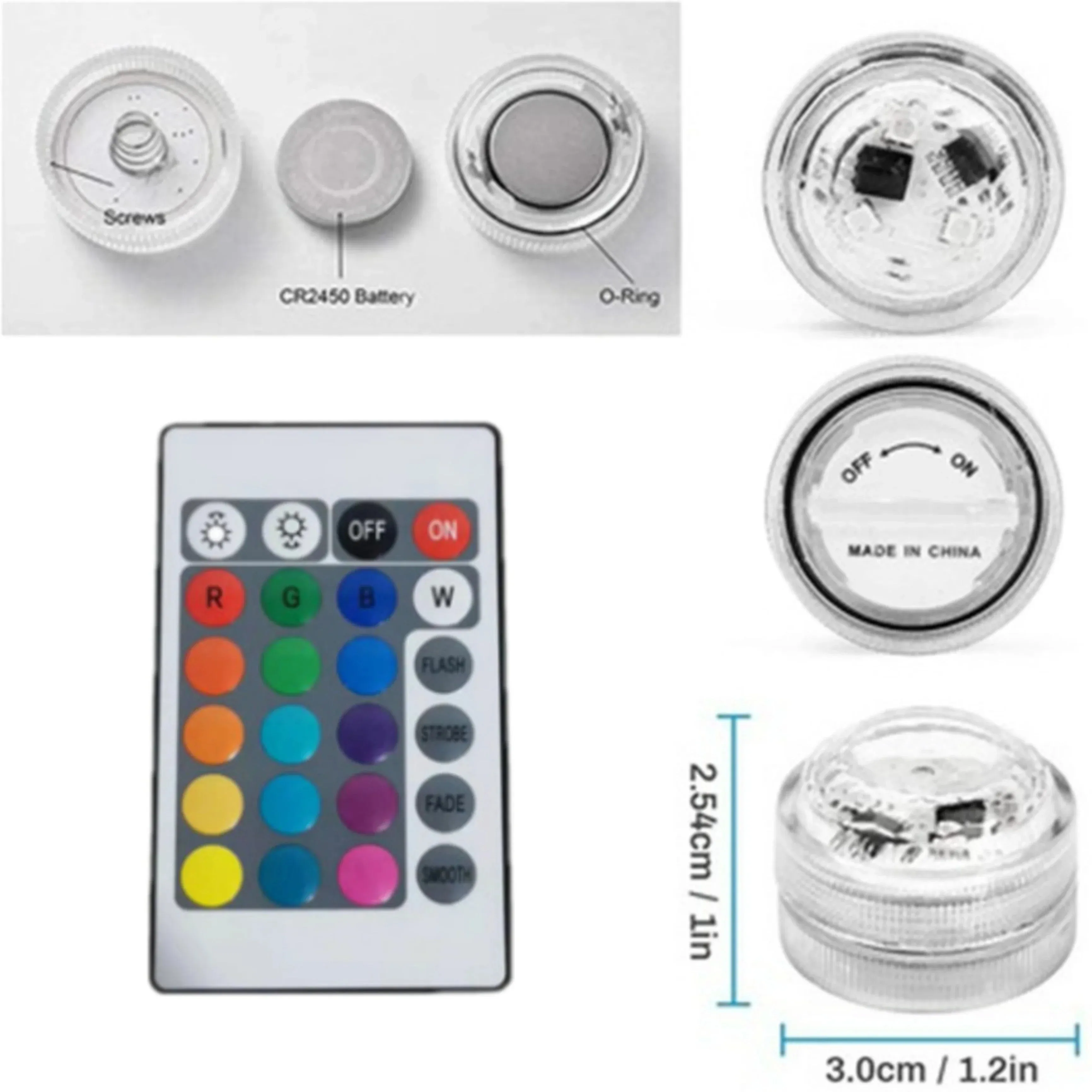 Waterproof LED Light RGB Swimming Pool Light Garden Lights With Remote