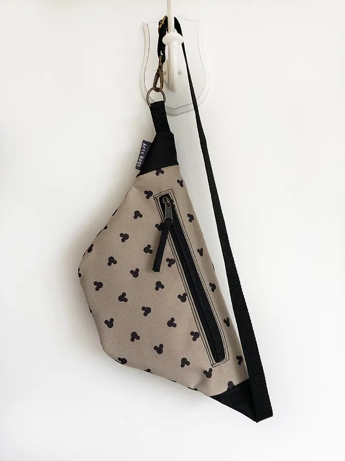 Womens Waterproof Mickey Mouse Designer Fanny Pack