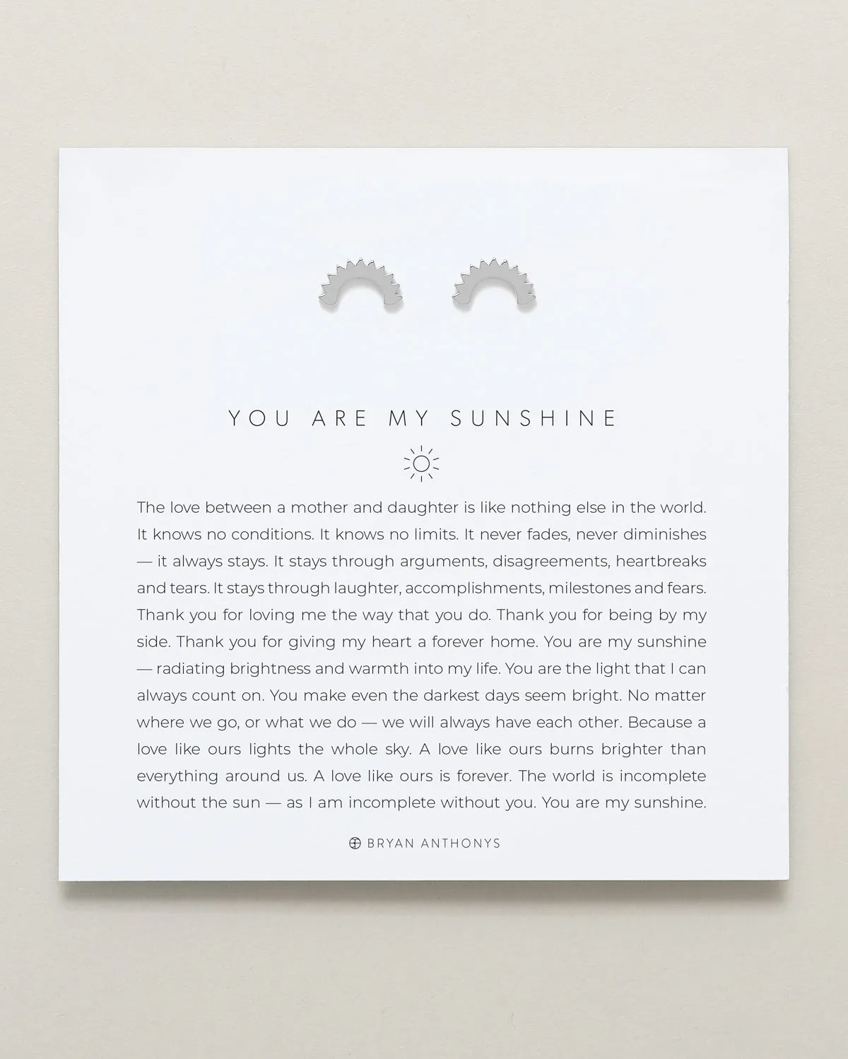 You Are My Sunshine Earrings