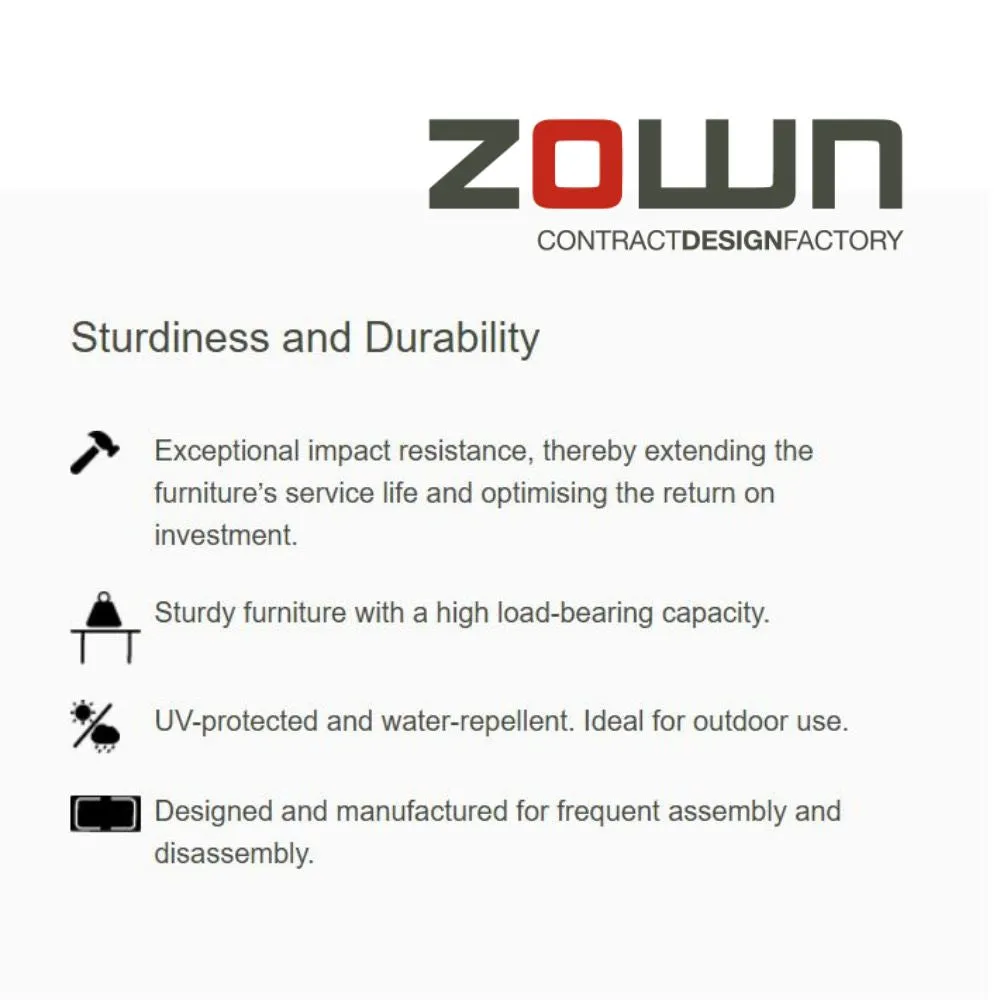 Zown 4ft Round Plastic Folding Table Bundle - 16 Tables & Trolley - Planet120