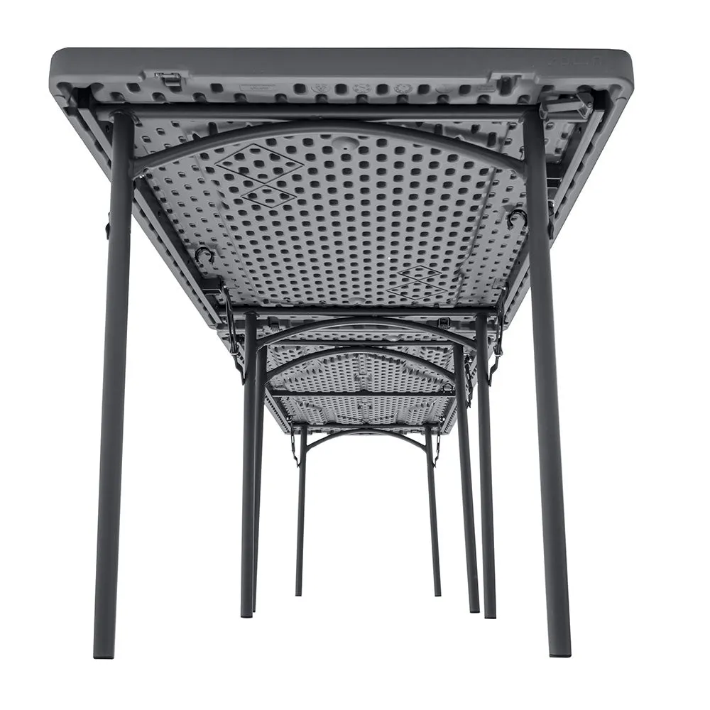 Zown Rectangle Plastic Folding Table - 6ft x 2ft 6in (1830 x 760mm) - XL180