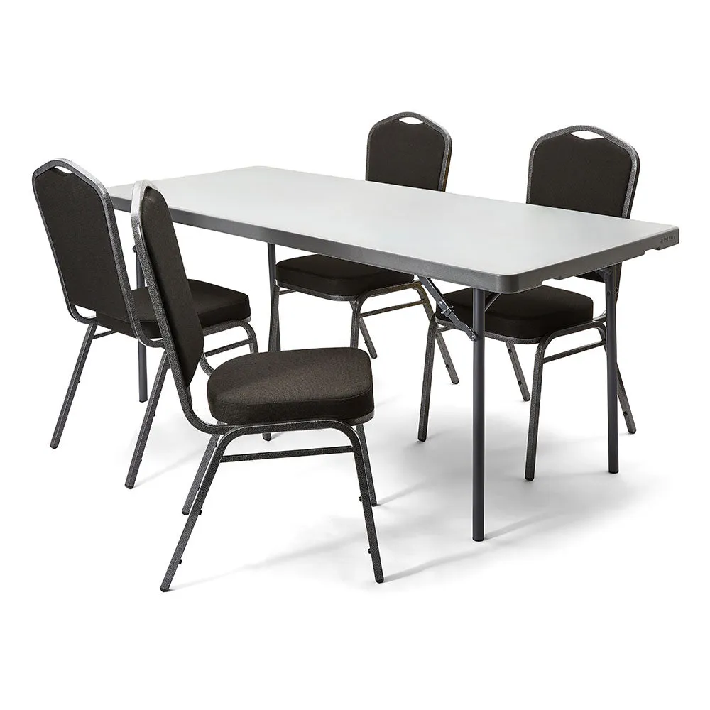 Zown Rectangle Plastic Folding Table - 6ft x 2ft 6in (1830 x 760mm) - XL180