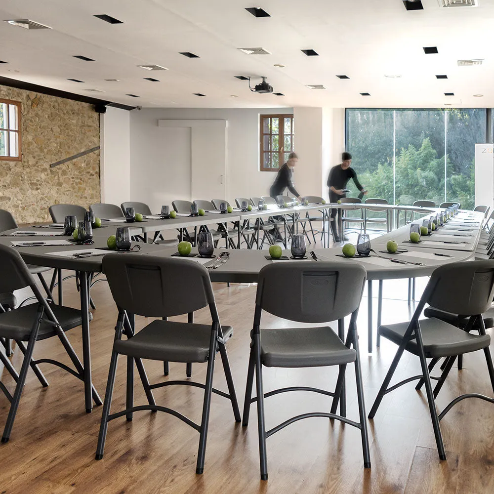Zown Rectangle Plastic Folding Table - 6ft x 2ft 6in (1830 x 760mm) - XL180