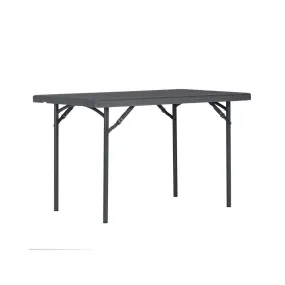 Zown Rectangular Plastic Folding Table - 4ft x 2ft 6in - XL120